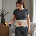 DecompressPro™ Lumbar Traction Belt shown in everyday use