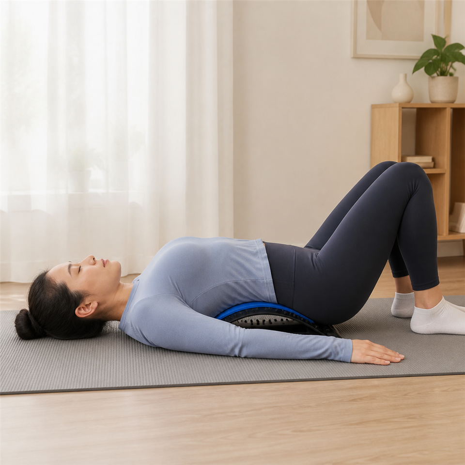 SpineRelease™ Pro Adjustable Stretcher shown in everyday use