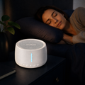 DreamSound™ White Noise Sleep Machine shown in everyday use