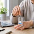 FingerEase™ Finger Splint Support shown in everyday use