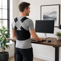 UprightAgain™ Posture Brace shown in everyday use