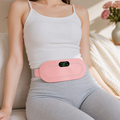 CycleEase™ Heated Period Cramp Belt shown in everyday use