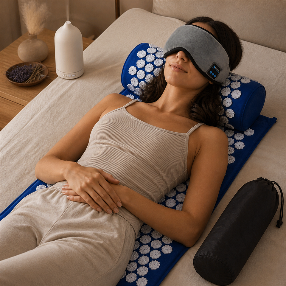 Sleep & Calm Kit shown in everyday use