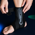 AnkleGuard™ Adjustable Support Brace fit and operation detail