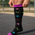 FlowFit™ Outdoor Sport Compression Socks fit and operation detail