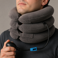 NeckLift™ Inflatable Cervical Traction Collar fit and operation detail