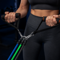 FlexBand™ 11-Piece Resistance Workout System fit and operation detail