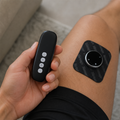 PulseRelief™ Wireless TENS + EMS Unit fit and operation detail