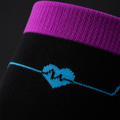 FlowFit™ Outdoor Sport Compression Socks material and finish detail