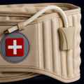 DecompressPro™ Lumbar Traction Belt material and finish detail