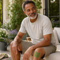 WarmEase™ Self-Heating Knee Wraps in a second everyday setting