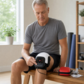 KneeRevive™ Heat & Vibration Knee Massager in a second everyday setting