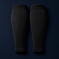 CalfFlex™ Compression Calf Sleeves included items and scale