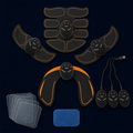 CoreTone™ EMS Muscle Trainer included items and scale