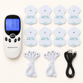 PulseRelief™ Pro Dual-Channel TENS Massager included items and scale