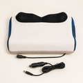 NeckRelax™ Shiatsu Massage Pillow included items and scale