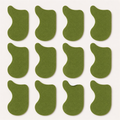 WarmEase™ Self-Heating Knee Wraps included items and scale
