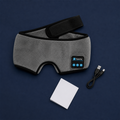 DreamSound™ Bluetooth Sleep Mask included items and scale
