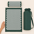 ZenMat™ Acupressure Mat & Pillow Set included items and scale