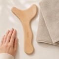 Sculpt&Soothe™ Wood Therapy Massage Tool included items and scale