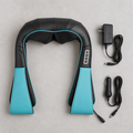 KneadEase™ Shiatsu Heat Massager included items and scale