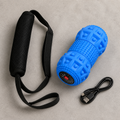 RecoverRoll™ Vibrating Massage Ball included items and scale