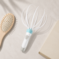 ScalpRevive™ Electric Head Massager included items and scale