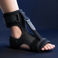 ArchEase™ Plantar Fasciitis Night Splint included items and scale