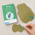 SoothePatch™ Targeted Comfort Patches included items and scale